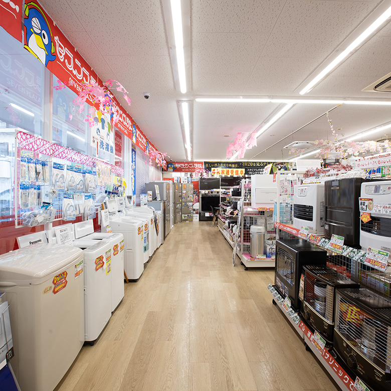 セブンプラザ姶良店内風景