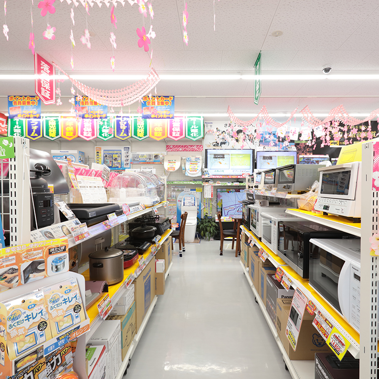 セブンプラザ重富店内風景